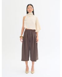 Sélone Studio - Simone Belt-Detail Bermuda Shorts - Lyst
