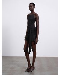 SÉLONE - Aris Draped Open-Back Dress - Lyst