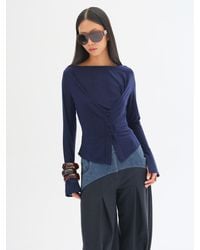 Sélone Studio - Sabine Button-Detail Top - Lyst