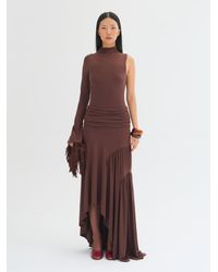 Sélone Studio - Odelle Ruched Maxi Dress - Lyst