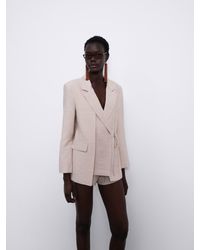 SÉLONE - Helia Wrap Blazer - Lyst