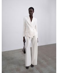 SÉLONE - Nore Asymmetric Wrap Blazer - Lyst