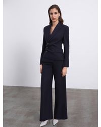 SÉLONE - Maren Asymmetric Tailored Blazer - Lyst