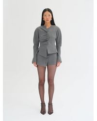 Sélone Studio - Celia Asymmetric Wrap Skort - Lyst