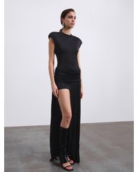 SÉLONE - Sira Draped Open-Back Dress - Lyst