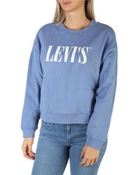 nike archive blue graphic logo sweatshirt
