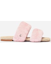 Senreve Shearling Sandal - Pink