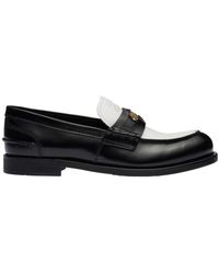 Miu Miu - Leather Penny Loafers - Lyst