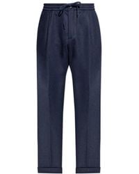 Paul & Shark - Wool Blend Straight-Leg Trousers - Lyst
