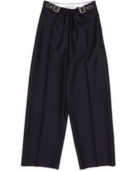 Loewe - Belted Trousers - Lyst