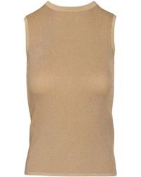 Max Mara - Studio Sante Ribbed Knitted Top - Lyst