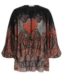 Zimmermann - Rhiannon Ruffle Billow Blouse - Lyst