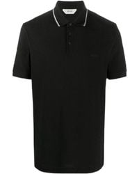 ZEGNA - Logo Embroidered Polo Shirt - Lyst