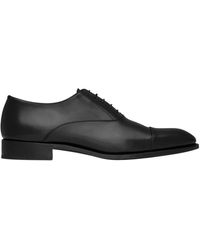 Saint Laurent - Adrien Lace-Up Oxford Loafers - Lyst