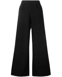 Allude - Wool And Cashmere-Blend Wide-Leg Pants - Lyst