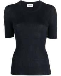 P.A.R.O.S.H. - P.A.R.O..H. Crewneck Knit Top - Lyst