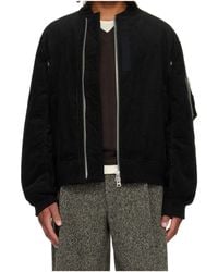 Sacai - Corduroy Drawstring Bomber Jacket - Lyst