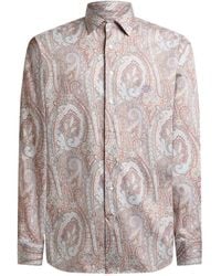 Etro - Floral Paisley Long-Sleeved Shirt - Lyst