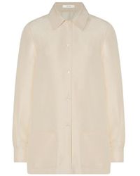 The Row - Lucetta Silk Shirt - Lyst