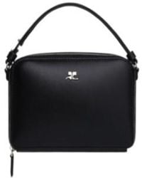 Courreges - Courrèges Cloud Logo Plaque Chained Shoulder Bag - Lyst