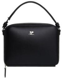 Courreges - Courrèges Cloud Logo Plaque Chained Shoulder Bag - Lyst