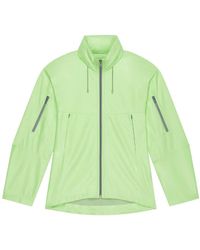 Givenchy - Leather Windbreaker Jacket - Lyst