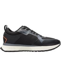 BOSS - Lace-Up Sneakers - Lyst