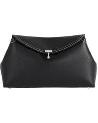 TOTEME - Totême Logo Plaque Foldover Top Handle Bag - Lyst