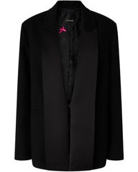 Pinko - Satin Lapel Jacket - Lyst