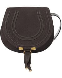 Chloé - Chloé Marcie Saddle Small Crossbody Bag - Lyst