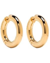 Saint Laurent - Tube-Hoop Earrings - Lyst