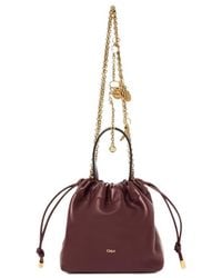 Chloé - Chloé Icons Mini Drawstring Shoulder Bag - Lyst