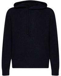 Roberto Collina - Drawstring Hooded Sweater - Lyst