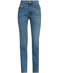 DIESEL - Solid Color Skinny Jeans - Lyst
