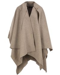 Fabiana Filippi - Scarf-Detail Cape - Lyst