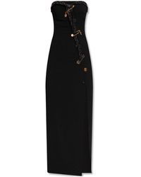 Versace - Safety Pin Detailed Midi Dress - Lyst