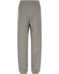 The Attico - Embroidered Logo Sweatpants - Lyst