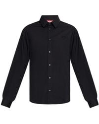 DIESEL - S-Kinny-Epcl Logo-Embroidered Shirt - Lyst