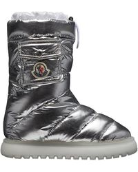 Moncler - Logo Patch Puffer Boots - Lyst