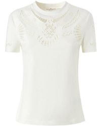 Ermanno Scervino - Geometric Printed T-Shirt - Lyst
