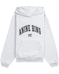 Anine Bing - Harvey Logo Patch Hoodie - Lyst