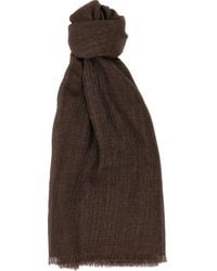 Brunello Cucinelli - Classic Frayed-Edge Scarf - Lyst