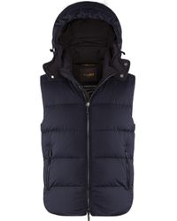 Moorer - High-Neck Padded Gilet - Lyst