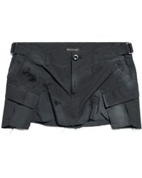 Balenciaga - Cargo Mini Skirt - Lyst