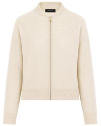 Fabiana Filippi - Textured Zip-Up Cardigan - Lyst