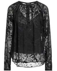 Rag & Bone - Solid-Color Georgette Top - Lyst