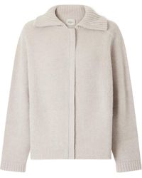 LeKasha - Cashmere Zip-Up Cardigan - Lyst