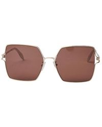 McQueen - Logo Sunglasses - Lyst