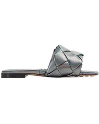 Bottega Veneta - Lido Intrecciato Flat Sandals - Lyst
