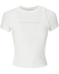 OTTOLINGER - Deconstructed Ribbed T-Shirt - Lyst